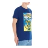 Men”S Loewe Eye Printing Short Sleeve Blue H6109822Pc-5130