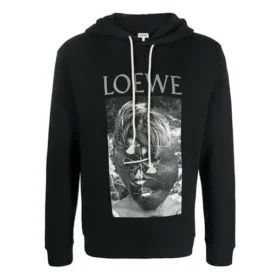 Men”S Loewe Mask Printing Black H6109730Pc-1100