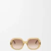 Mini Anagram Steps Square Sunglasses Mini Anagram Steps Square Sunglasses