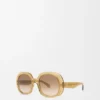 Mini Anagram Steps Square Sunglasses Mini Anagram Steps Square Sunglasses