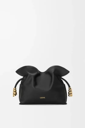 Mini Coil Flamenco Clutch in Nappa Calfskin Mini Coil Flamenco Clutch in Nappa Calfskin