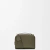 Mini Crossbody Camera Bag in Soft Grained Calfskin