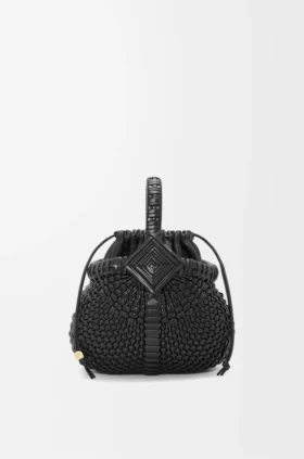 Mini Diamond Round Basket Bag in Calfskin Mini Diamond Round Basket Bag in Calfskin