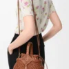 Mini Diamond Round Basket Bag in Calfskin Mini Diamond Round Basket Bag in Calfskin