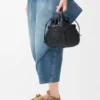 Mini Diamond Round Basket Bag in Calfskin Mini Diamond Round Basket Bag in Calfskin