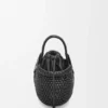 Mini Diamond Round Basket Bag in Calfskin Mini Diamond Round Basket Bag in Calfskin