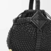 Mini Diamond Round Basket Bag in Calfskin Mini Diamond Round Basket Bag in Calfskin