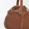 Mini Diamond Round Basket Bag in Calfskin Mini Diamond Round Basket Bag in Calfskin