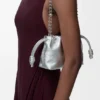 Mini Flamenco Purse in Moiré Printed Calfskin Mini Flamenco Purse in Moiré Printed Calfskin