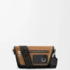 Mini Flex Messenger in Canvas and Suede Mini Flex Messenger in Canvas and Suede