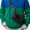 Mini Flex Messenger in Canvas and Suede Mini Flex Messenger in Canvas and Suede