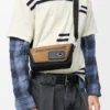 Mini Flex Messenger in Canvas and Suede Mini Flex Messenger in Canvas and Suede