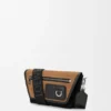 Mini Flex Messenger in Canvas and Suede Mini Flex Messenger in Canvas and Suede
