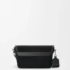 Mini Flex Messenger in Canvas and Suede Mini Flex Messenger in Canvas and Suede