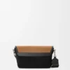 Mini Flex Messenger in Canvas and Suede Mini Flex Messenger in Canvas and Suede