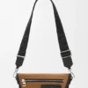 Mini Flex Messenger in Canvas and Suede Mini Flex Messenger in Canvas and Suede