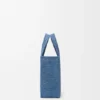 Mini Loewe Font Tote in Raffia