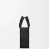 Mini Loewe Font Tote in Raffia
