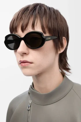 Mini Oval Slim Sunglasses