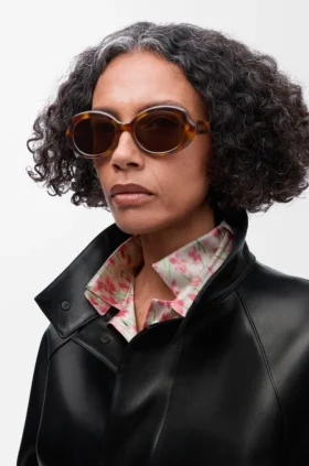 Mini Oval Slim Sunglasses
