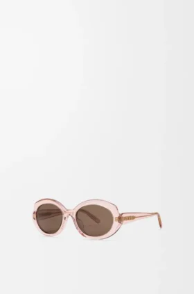 Mini Oval Slim Sunglasses