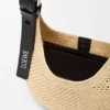 Mini Punch Hole Hobo in Raffia and Calfskin Mini Punch Hole Hobo in Raffia and Calfskin