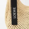 Mini Punch Hole Hobo in Raffia and Calfskin Mini Punch Hole Hobo in Raffia and Calfskin