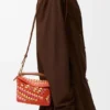 Mini Puzzle Edge Bag in Raffia and Calfskin Mini Puzzle Edge Bag in Raffia and Calfskin