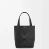 Mini Puzzle Fold Tote in Shiny Calfskin Mini Puzzle Fold Tote in Shiny Calfskin