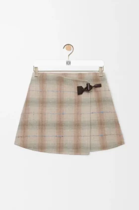Mini Skirt in Wool and Cashmere Blend