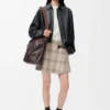 Mini Skirt in Wool and Cashmere Blend