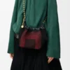 Mini Squeeze Bag in Beaded Leather