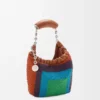 Mini Squeeze Bag in Beaded Leather