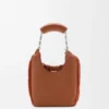 Mini Squeeze Bag in Beaded Leather