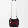 Mini Squeeze Bag in Beaded Leather