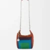 Mini Squeeze Bag in Beaded Leather