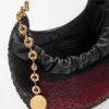 Mini Squeeze Bag in Beaded Leather