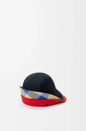 Multi-Brim Bucket Hat in Cotton Canvas