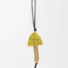 Mushroom Charm in Cord Mushroom Charm in Cord