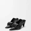 Origami Flap Back Pump in Lambskin Origami Flap Back Pump in Lambskin