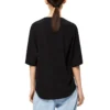 Os Short Sleeve Solid Color Black S540333Xat-1100