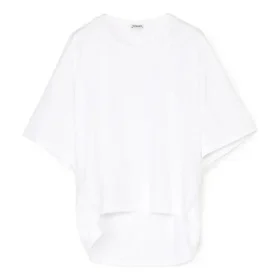 Os Short Sleeve Solid Color White S540333Xat-2100