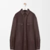 Overshirt in Nappa Lambskin