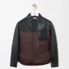 Overshirt in Nappa Lambskin