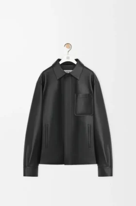 Overshirt in Nappa Lambskin