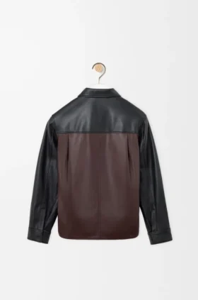 Overshirt in Nappa Lambskin