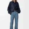 Overshirt in Nappa Lambskin