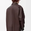 Overshirt in Nappa Lambskin