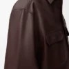 Overshirt in Nappa Lambskin