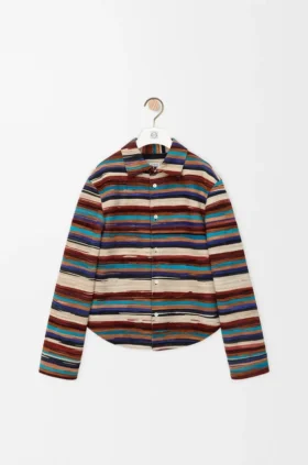 Overshirt in Nubuck Lambskin